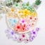NKSFX 3 Cái / bộ Kẹp Vuốt Tóc Hoa, Kẹp Đuôi Ngựa Màu Acrylic, Phụ Kiện Tóc Plumeria Tóc Barrettes Nữ Cô Gái