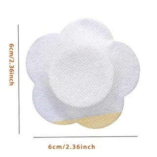 ROLY 50 miếng dán rốn dùng một lần, Nhãn dán gói dầu thầu dầu thoáng khí tự dính, Miếng dán ngực vải không dệt dành cho nữ