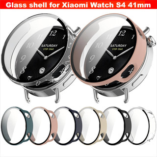 PC Kính Cường Lực Đồng Hồ Dành Cho Xiaomi Watch S4 41 Mm Đồng Hồ Thông Minh Bao Phủ Toàn Bộ Bìa Cứng Cho Mi Watch S4 Bao Phụ Kiện