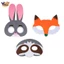 Mặt nạ nỉ động vật ủng hộ bữa tiệc Mặt nạ theo chủ đề Halloween dành cho thanh thiếu niên tiệc sinh nhật