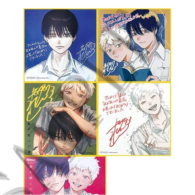The Summer Hikaru Died  Shikishi Board Bảng Shikishi qua đời mùa hè | Hikaru & Yoshiki | Bảng nghệ thuật Fanmade