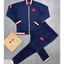 Bộ Thu Đông Áo Khoác Quần Jogger Iu Ni Quy Lô Phối Bo Trắng Đỏ KCloset Set Thể Thao Chất Cotton Co Giãn NA971