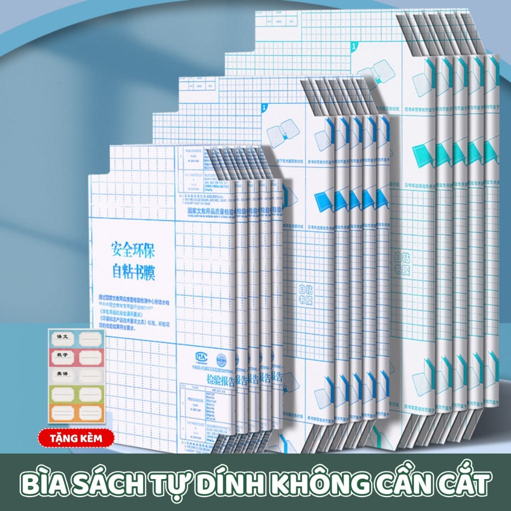 Decal Bọc Sách Vở A4/B5 Trong Suốt - Cuộn Bọc Vở Học Sinh, Dễ Sử Dụng, Chống Trầy Xước, Bảo Quản Sách Hiệu Quả