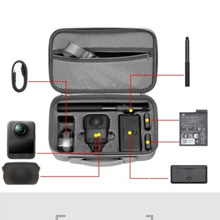 Dành Cho DJI OSMO 360 Túi Bảo Quản Túi Đeo Vai Cầm Tay Chống Thấm Nước Và Chống Rơi Hộp Bảo Quản Bảo Vệ An Toàn Vỏ Cứng DJI 360 Toàn Cảnh Phụ Kiện Máy Ảnh Thể Thao