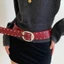SNUGHOUSE 1 Chiếc Thắt Lưng Rộng, Phong Cách Punk Thiết Kế Hạng Nặng Sense Jeans Thắt Lưng, Có Váy Và Quần Hot Girl Đinh Tán Áo Khoác Cho Nữ