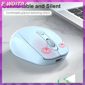 Chuột Laptop E-WOITD Chuột Không Dây Đa Năng Sạc Chế Độ Kép Im Lặng Nam, Nữ Chuột Văn Phòng Mini, Phụ Kiện Máy Tính E-WOITD