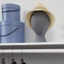 Đầu Mannequin xốp WANYEDI, Đế trưng bày tóc giả ổn định màu trắng, Đế trưng bày mũ nhẹ