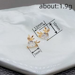 Bông Tai Zircon Bạc S925 Phong Cách Thanh Lịch, Idea Quà Tặng Perfect