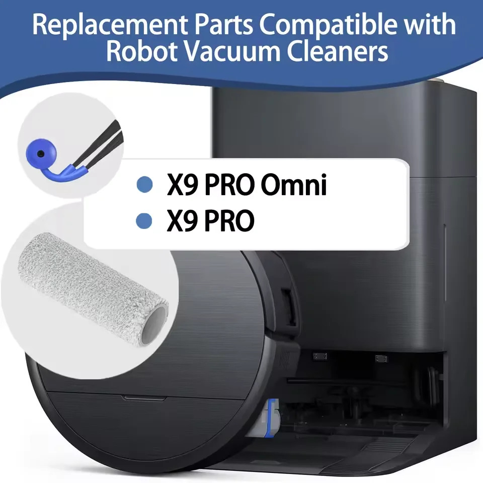 Ecovacs X9 Pro Omni / X9 Pro Bộ phận máy hút bụi Bàn chải chính Bàn chải bên Bộ lọc túi bụi