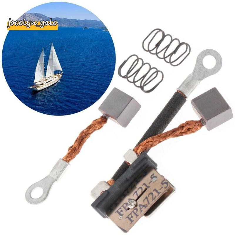 63P-82181 Bộ Bàn Chải Carbon Cho Động Cơ Phía Ngoài 2T & 4T 115HP 150HP Viền Nghiêng Động Cơ 62X-4386K 63P-43892-10