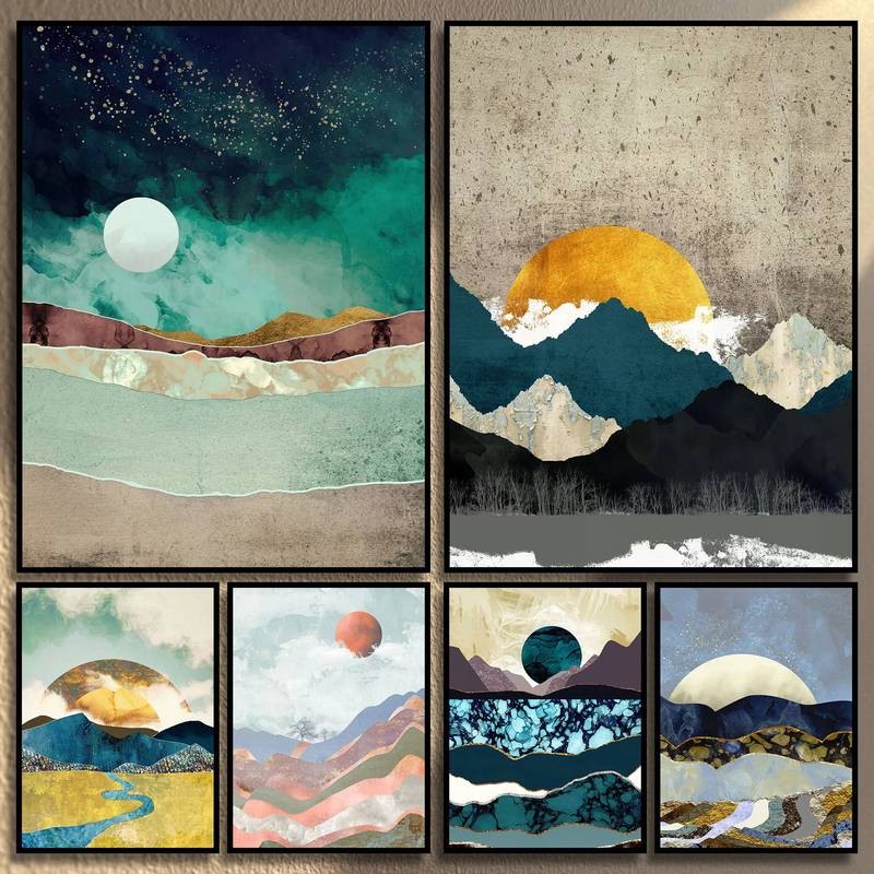 Nature 's Beauty Unfolded Canvas Art Home Wall Decor Canvas Poster