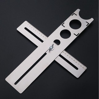 【COD】Thước Khoét Lỗ Gạch Men Đa Năng – Inox Không Gỉ, Lấy Dấu Chính Xác Ống Nước & Ổ Cắm Tường