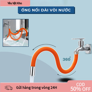 【COD】Ống nối dài vòi nước xoay mọi hướng 360°, chất liệu mềm dẻo, tăng áp, phù hợp bồn rửa chén, bồn rửa tay gia đình
