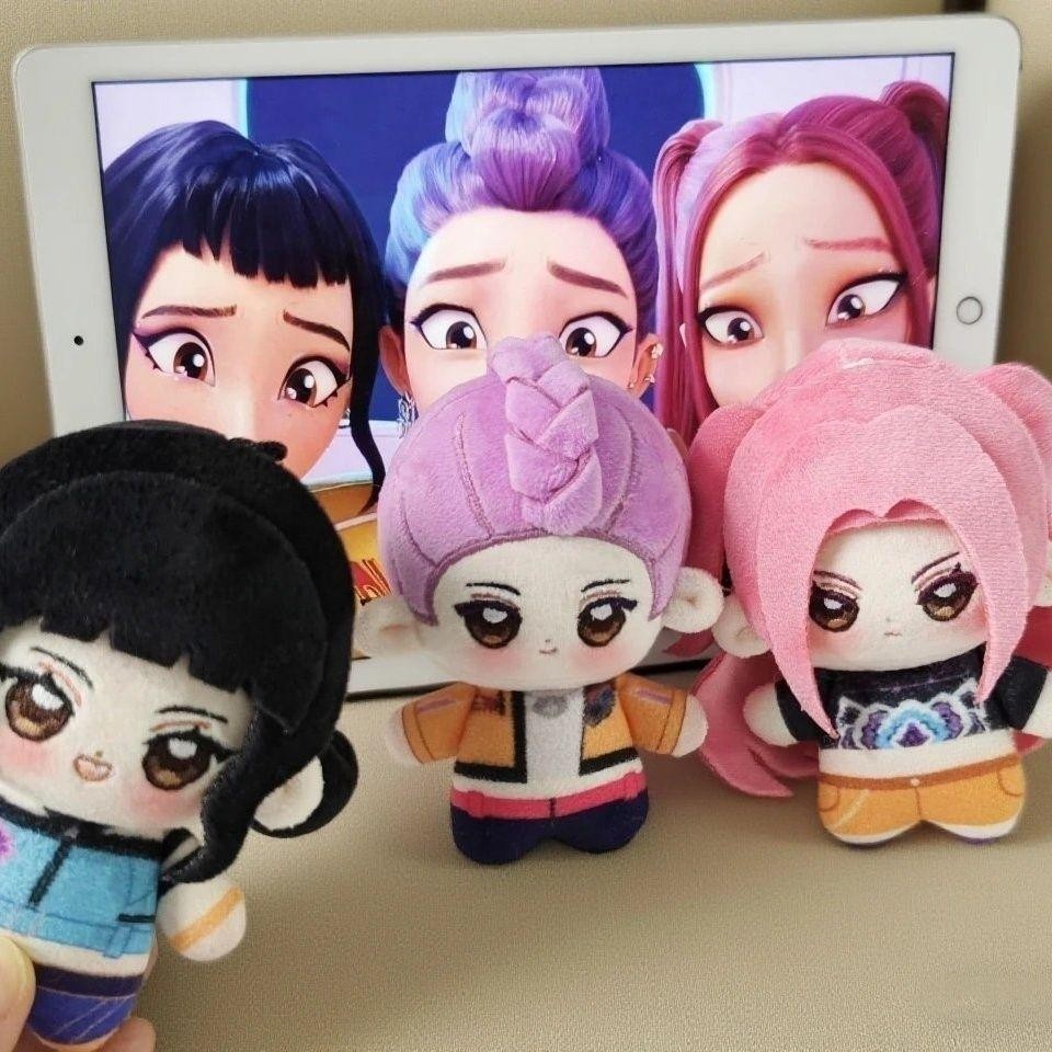 10cm Kpop Demon Hunter Búp Bê Sang Trọng Rumi Mira Zoey Saja Bé Trai Búp Bê Jinu Abby Cosplay Sang Trọng Mặt Dây Chuyền saixit2vn