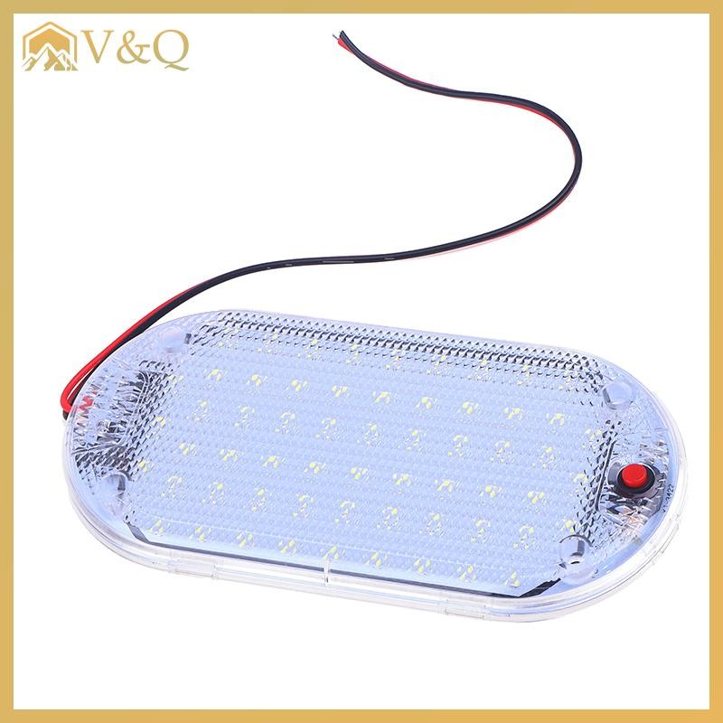 Littleloves1 60LED 12V-85V LED Xe Ô Tô Mái Vòm Trần Đèn Đọc Sách Nội Thất Mái Xe Nâng Ô Tô Độ Sáng Cao Cabin Dải Ánh Sáng EN