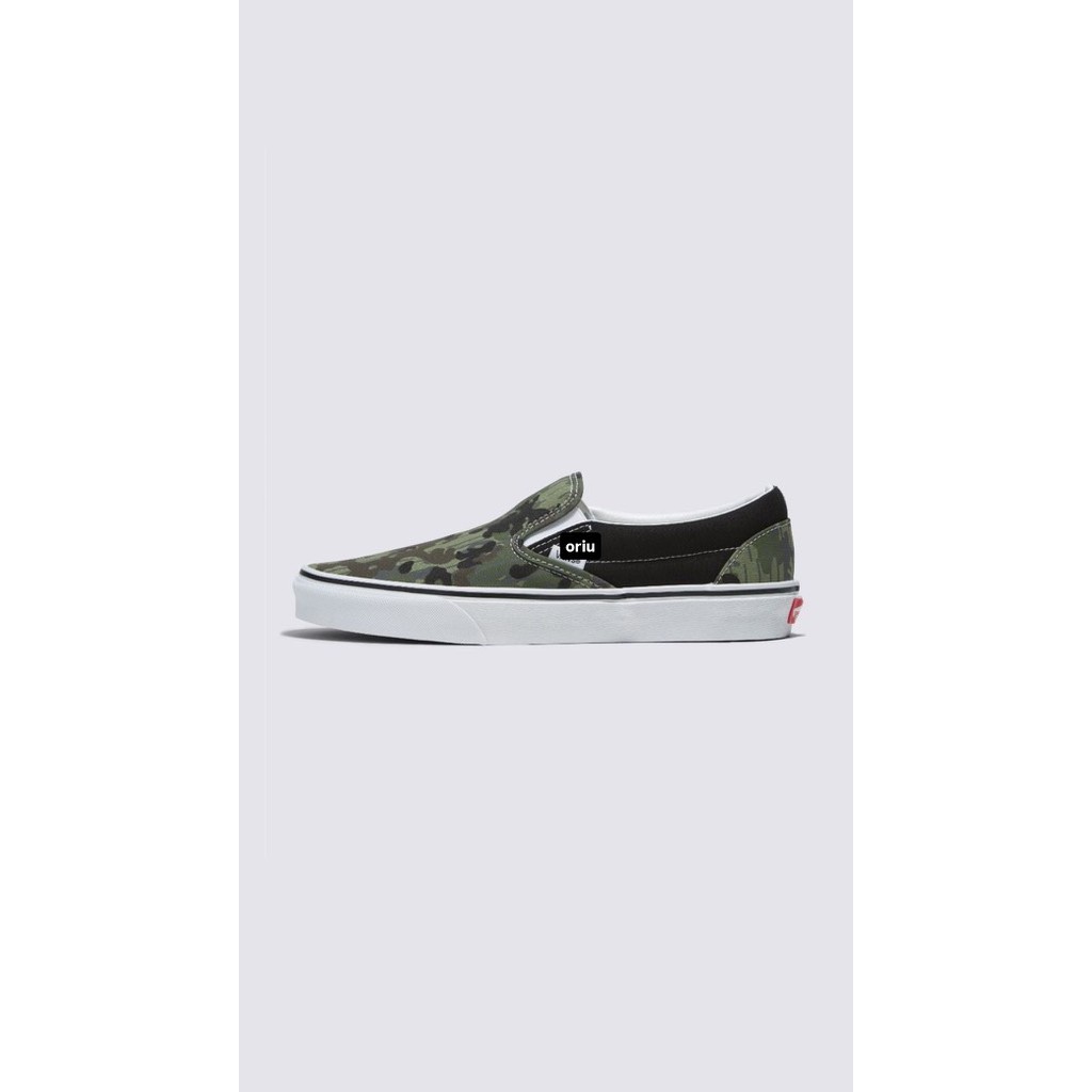 Giày slip on COLOURRAIN CAMO GREEN/MULTI
