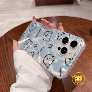 Dành Cho Xiaomi 15 14T Pro Redmi Note 14 Pro Plus 12 Turbo 14C 14R A4 A3 Pro Poco C75 X7 Pro F5 4G 5G Vỏ Chống Sốc Hàn Quốc Họa Tiết Gấu Ngôi Sao Dễ Thương Hàn Quốc Vỏ Mềm