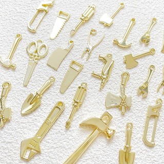 Mới Trung Quốc hợp kim vui nhộn Kìm Cờ lê Búa rìu công cụ Mặt Dây Chuyền Vòng tay diy Phụ kiện đính cườm