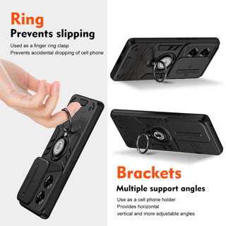 Dành Cho Tecno POVA 5 Ốp điện thoại Có Chân Đế Giáp Lưng TPU Mềm Edge Bảo Vệ Ống Kính Máy Ảnh Chống Sốc Mỏng Bao