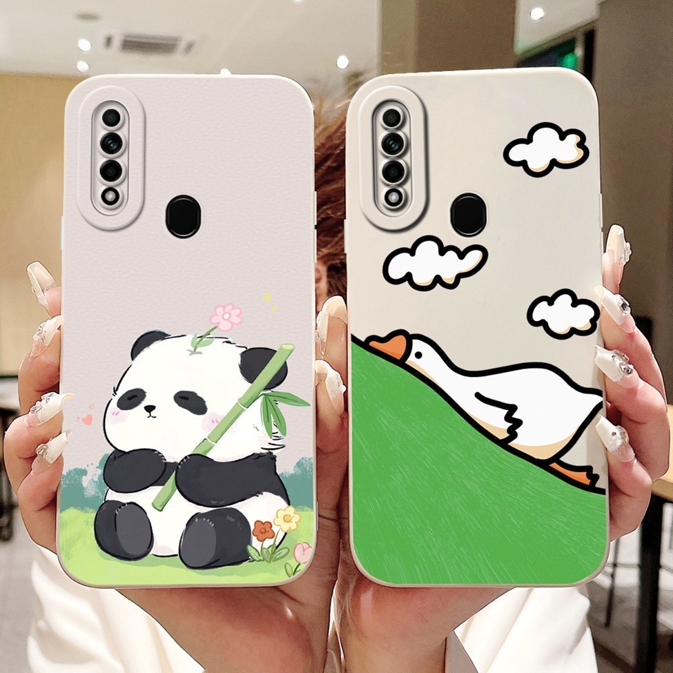 Ốp lưng Oppo A31 2020 CPH2015 Hoa Thẩm Mỹ Mèo Dễ Thương Bé Trai Đen Chống Sốc Oppo A31 Ốp Lưng Điện Thoại CPH20081 CPH2029