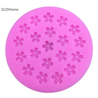 Gcdhome 20 Lỗ Hoa Anh Đào Hoa Hồng Khuôn Silicon DIY Hoa Sô Cô La Fondant Mảnh Món Tráng Miệng Bánh Hoa Trang Trí Dụng Cụ Nướng Bánh HOT