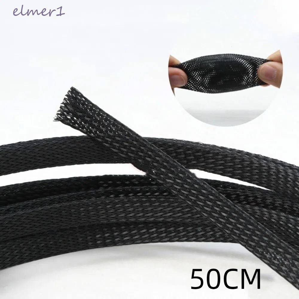 Elmer1 4 Ống Cáp, Bọc Xoắn Ốc Chiều Dài 50cm Vỏ Dây Cáp, Vỏ Lưới Da Rắn ...