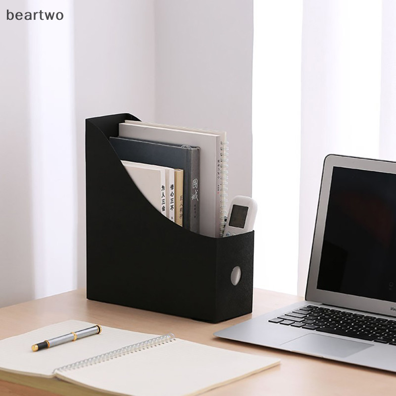 < Beartwo > Hộp lưu trữ tệp tài liệu văn phòng Máy tính để bàn gấp Lưu trữ Đồ dùng văn phòng Đẹp