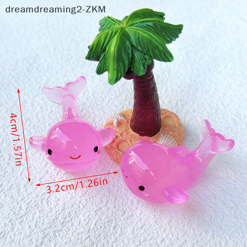 [dreamdreaming] 1 Cá Voi Dạ Quang Trang Trí Nhà Cảnh Quan Nhựa Thủ Công Phát Sáng Vườn Cá Voi Cá Thu Nhỏ Đồ Trang Trí Trang Trí [zkm]