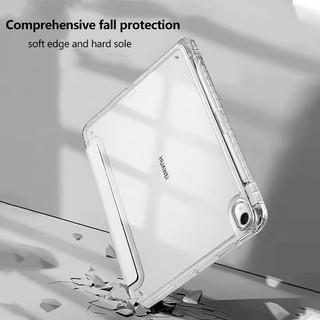 Ốp Lưng Cứng Acrylic Trong Suốt Cho Samsung Galaxy Tab S11 2025 X730 X736B S10Lite S9 FE Plus S8 S7 S6 Lite A9 A8 S7 + Da Bảo Vệ Có Khe Cắm Bút