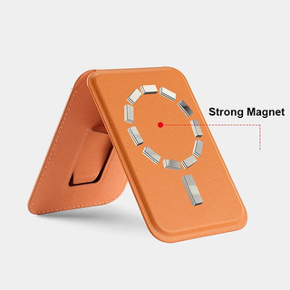 Túi Ví Từ Tính Ẩn Đứng Cho iPhone 16 15 14 13 12 11 Pro Max Plus Bao Da Thẻ Điện Thoại Cho Magsafe Case Pocket Cover