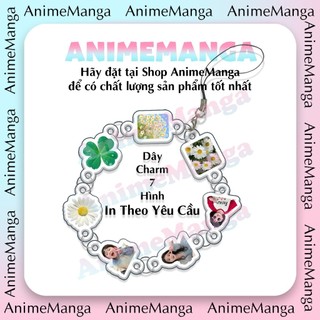 Phonestrap in theo yêu cầu móc treo điện thoại dễ thương cắt mặt theo yêu cầu Charm( 2 đầu nối )