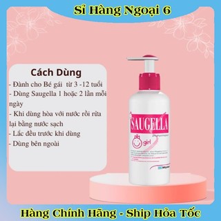 [DATE MỚI NHẤT] Dung dịch vệ sinh cho bé gái từ 3 - 12 tuổi SAUGELLA