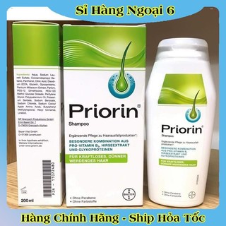 Dầu gội Priorin giúp mọc tóc dành cho tóc rụng yếu và mỏng - Nội địa Đức Đủ Bill