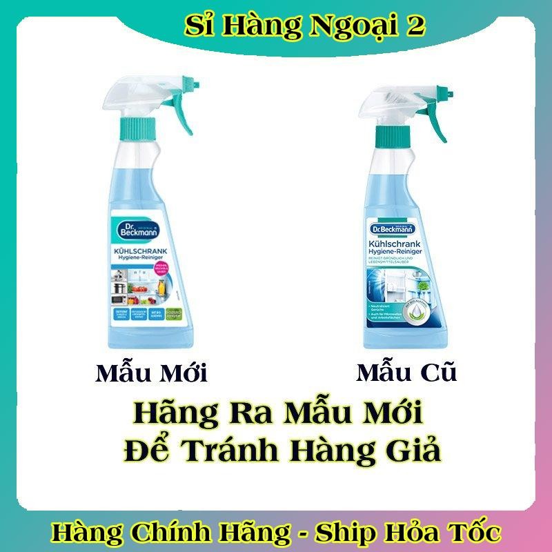 Chai xịt vệ sinh tủ lạnh Dr Beckmann vệ sinh khử mùi tủ lạnh, tủ đông