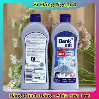 [DATE MỚI NHẤT] Tẩy cặn canxi, đánh bóng đồ inox Denkmit Đức 300ml