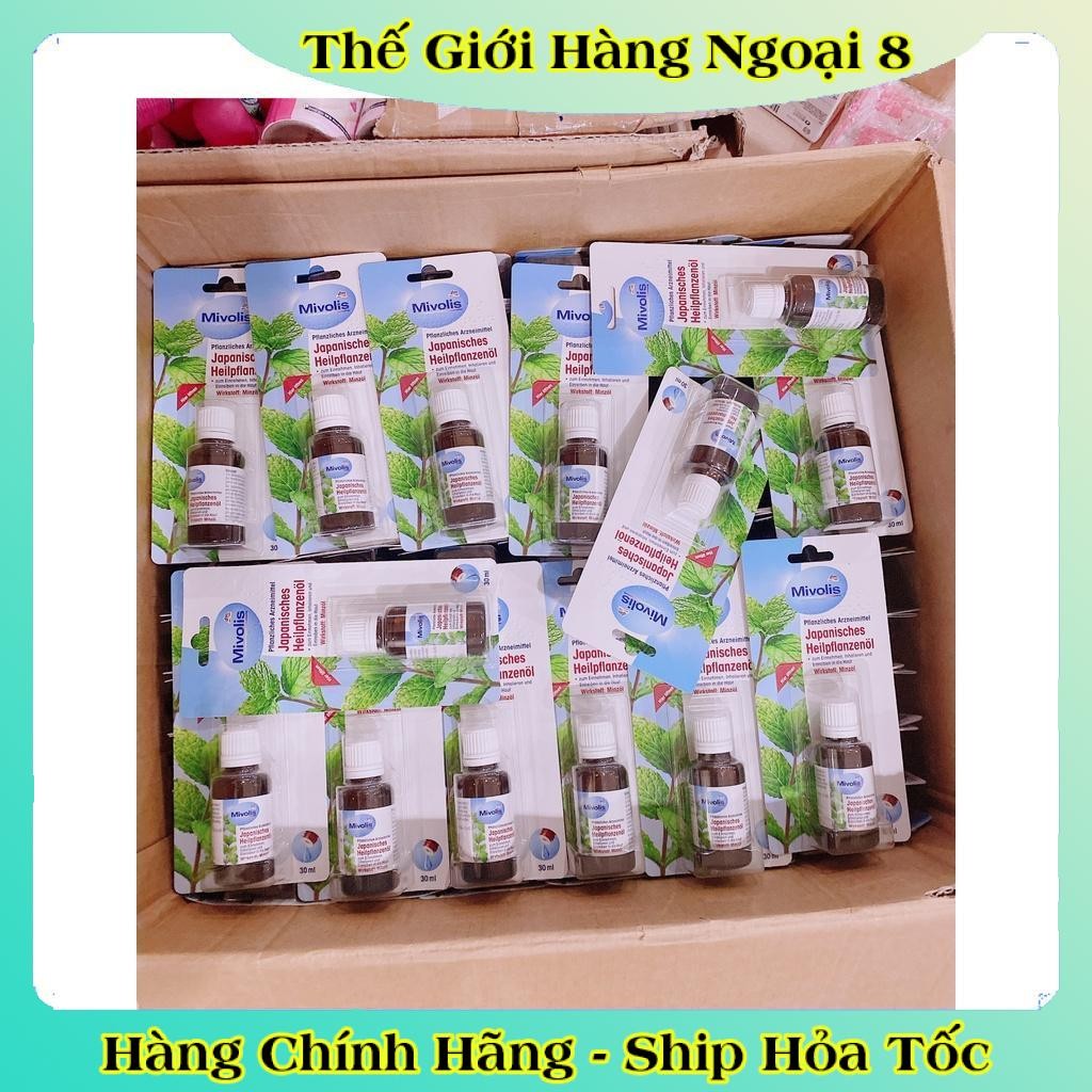 [auth] Tinh Dầu Bạc Hà Mivolis Japanisches Heilpflanzenol 30 ml NỘI ĐỊA ĐỨC [Date mới nhất] [Hot]