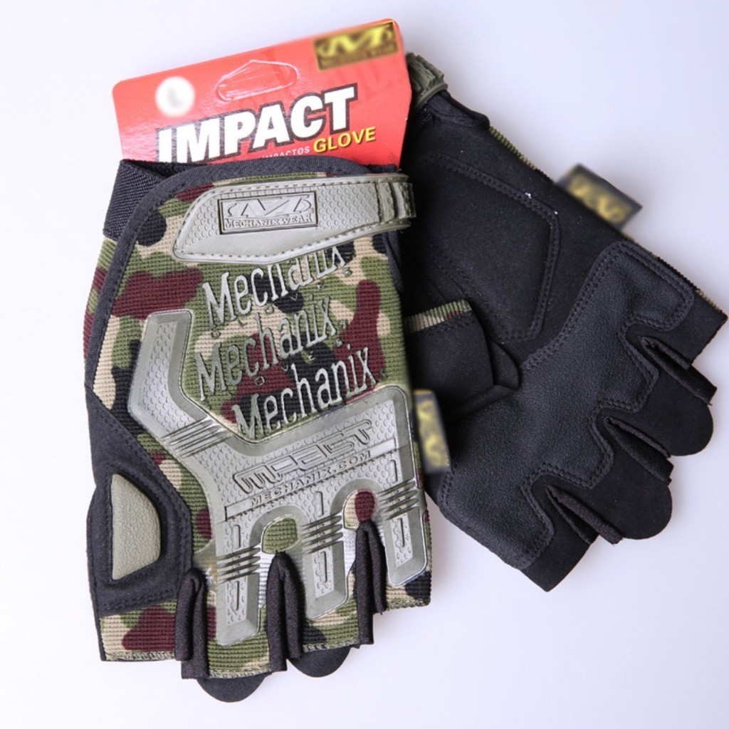 Găng tay nửa ngón chống va đập_chiến thuật_Mechanix _sinh tồn