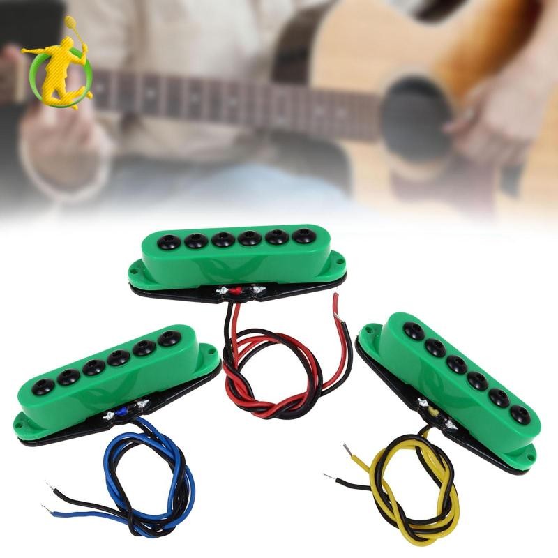 3x Cuộn Dây Đơn Bán Công Suất Cao Cho Nhạc Cụ Cổ Giữa Cầu Bán Tải Đàn Guitar Dây Đàn Guitar Bass Tiếp Liệu