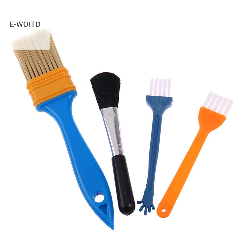 E-woitd 4 Cái / bộ Bàn Phím Bàn Chải Mềm Máy Tính Tai Nghe Dụng Cụ Vệ Sinh HNVN