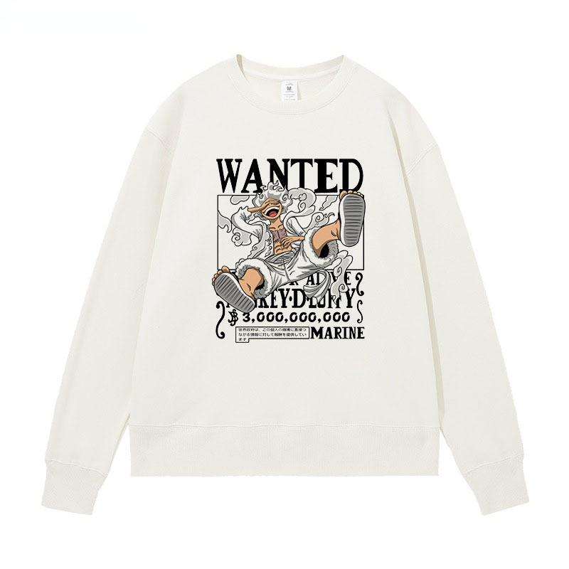 2024 One Piece Anime Cổ Tròn Áo Cho Trẻ Em Luffy Sabo Zoro Và Thiết Kế Luật Hàng Hóa