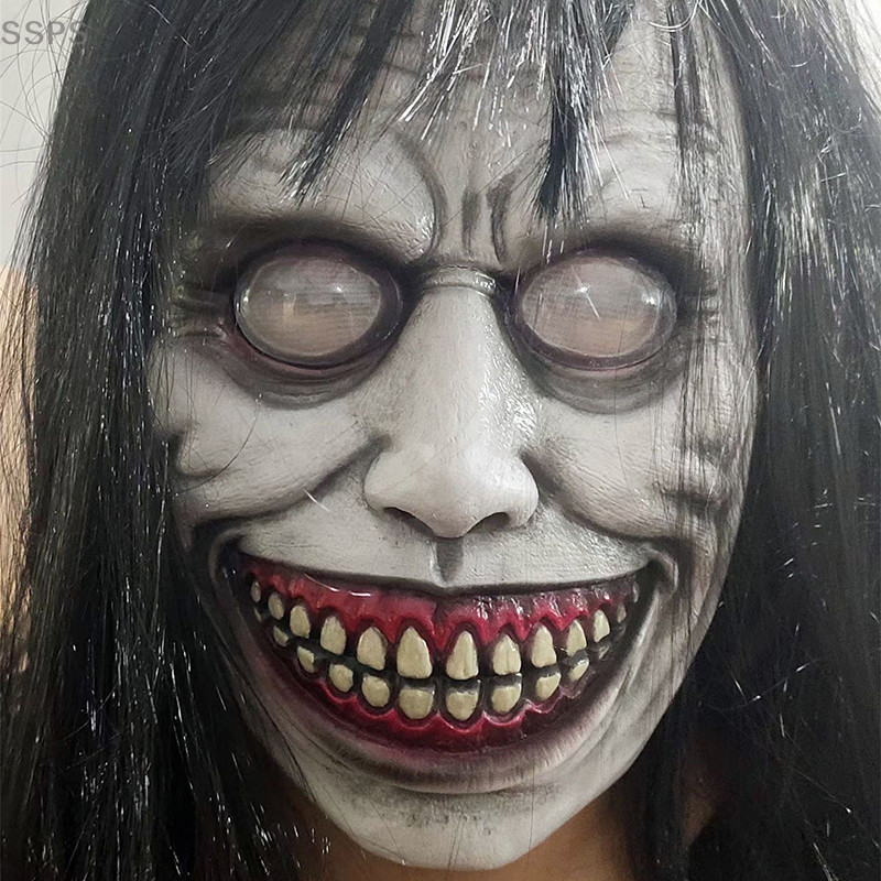 [SSPS] Kinh Dị Kẻ Trừ Quỷ Mặt Cười Mặt nạ Quỷ Cosplay Ác Ma Đáng Sợ Ma Nhựa Mặt nạ Halloween Carnival Trang Phục Đảng Chống Đỡ FAH