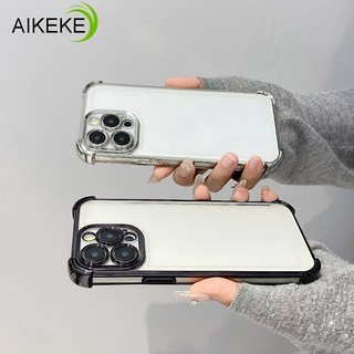 Có Vỏ Túi Khí Tương Thích Cho Vivo X100 X100S X90 X80 Pro X70 X60 IQOO Neo9 8 Pro Z9 Turbo Z9X Ốp Lưng Mạ Sang Trọng Trong Suốt Mềm Chống Sốc Cặp Đôi Điện Thoại