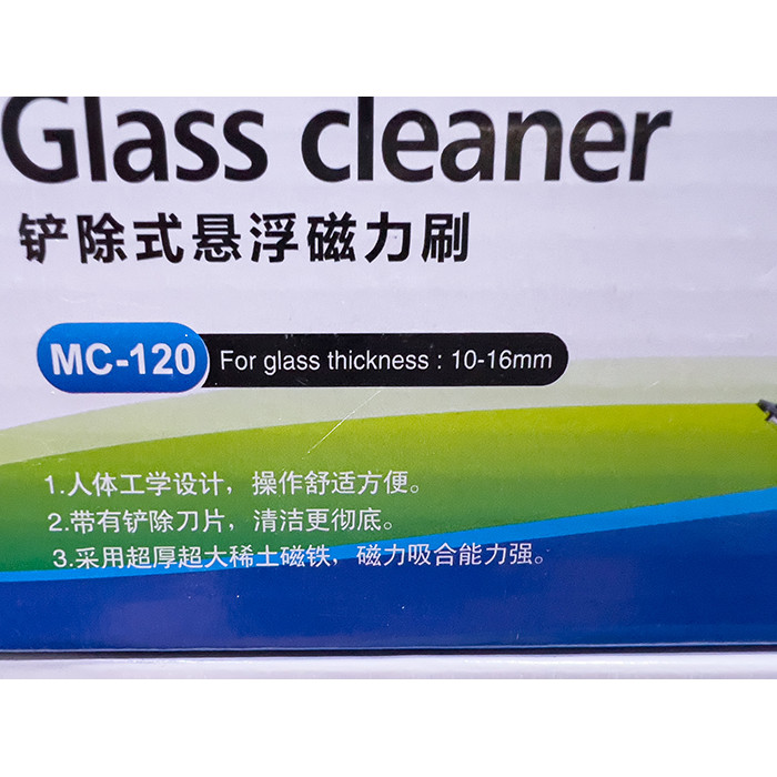 Hít Nam Châm Chà Hồ SOBO MC60 MC80 MC120 MC200 có lưỡi cạo, Hít Vệ Sinh Hồ Cá