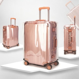 Bọc vali chống xước áo bọc vali nhựa trong suốt đủ size 20, 22,24,26,28, 30 inch áo trùm vali ALINE