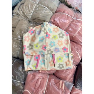 Áo Khoác Nữ Thun Gân In Họa Tiết Hoạt Hình Dễ Thương chất vải dày dặn