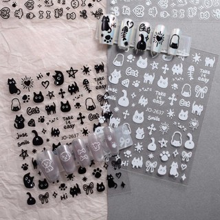 Sticker Cat Dog Dán Móng Mix Mẫu