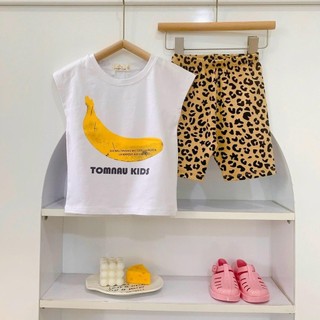 S477- Set áo thun phối quần leggin đùi cho bé gái Size từ 9-40Kg