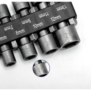 Bộ 14 Khẩu Tuýp Vặn Ốc VITO Lục Giác Gắn Máy Khoan 14 Đầu Vít Bắn Tôn SUNND