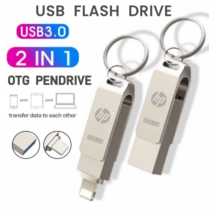 Ổ đĩa Flash Usb HP Otg Pendrive 1TB 512GB Usb Pendrive cho Otg iPhone ...