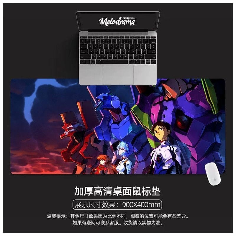 Anime Miếng Lót Chuột Neon Genesis Evangelion Ayanami Rei Soryu Asuka Langley Bàn Phím Máy Tính Lớn Để Bàn Thảm Cho Người Lớn Học Sinh Viết Bàn Thảm Cao Su Nhiều Siz